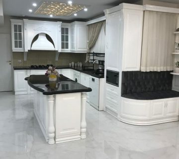 کابینت ممبران سفید با سنگ مشکی (3)