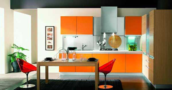 کابینت های هایگلاس با رنگ های جسورانه و زیبا